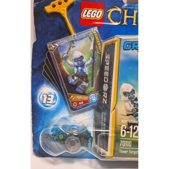 LEGO LEGENDS OF CHIMA 70110 SPEEDORZ GRIZZAM TOWER TARGET BATTLEPACK - Picture 6 of 7
